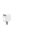 Hansgrohe FixFit E muuraansluitbocht m. terugslagklep kunststof polished gold optic SW451525