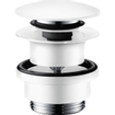 Hansgrohe afvoerplug 1 1/4" klikwaste voor wastafel- en bidetmengkranen wit mat SW451583