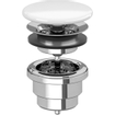 Villeroy & Boch afvoerplug niet afsluitbaar, keramische deksel wit SW478734
