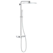 GROHE Euphoria smartcontrol Regendoucheset Opbouw- hoofddouche vierkant 31cm - handdouche staaf - moon white SW223295