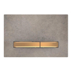 Geberit Sigma50 bedieningsplaat - 2-toets spoeling - vierkant - messing/betonlook SW420732