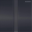 Geberit type 50 urinioir bedieningsplaat - 230V - rechthoekige knoppen - zwart chroom SW451675
