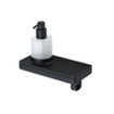 Geesa Frame Zeepdispenser met planchet en handdoekhaak Zwart SW451883