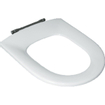 Villeroy & Boch O.novo closetzitting zonder deksel met doorlopende scharnieren wit 1024994