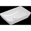 Villeroy & Boch Venticello semi inbouw- opzetwastafel zonder kraangat 55x36cm met overloop Ceramic+ stone white SW209648