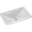 Villeroy en Boch Loop en Friends inbouwwastafel met overloop 51x34cm ceramic+ wit 0100050