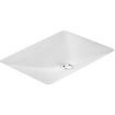 Villeroy en Boch Loop en Friends onderbouwwastafel 45x28cm met overloop zonder kraangat ceramic+ wit 0100067