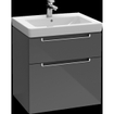 Villeroy & Boch Subway 2.0 wastafelonderkast 53.7x59cm 2 lades Glossy white SW479997