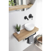 Looox Ceramic terrazzo Sink Ceramic small Waskom fontein 23cm rond terrazzo beige SW405439