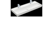 Villeroy & Boch Collaro meubelwastafel 120x47cm zonder overloop 2 kraangatenen stone white SW358331