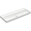 Villeroy & Boch Collaro meubelwastafel 120x47cm zonder overloop zonder kraangaten wit SW358348