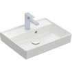 Villeroy & Boch Collaro fontein 50x40cm met overloop 1 kraangat wit SW358368