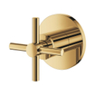 Grohe Atrio Inbouwthermostaat - 1 knop - stopkraan - met kruisgreep - cool sunrise SW354746