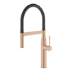 GROHE Essence Keukenkraan - hoog - 2 straalsoorten - met profesionele handdouche - warm sunset geborsteld TWEEDEKANS OUT11995