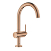 GROHE Atrio Wastafelkraan Opbouw - uitloop 16.6cm - L-size - push open - warm sunset SW354719