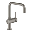 GROHE Minta Keukenkraan - hoog - draaibare u uitloop - hard graphite geborsteld SW354781