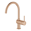 GROHE Minta Keukenkraan - hoog - draaibare ronde uitloop - warm sunset geborsteld SW354680