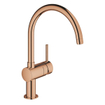 GROHE Minta Keukenkraan - hoog - draaibare ronde uitloop - warm sunset glans SW354660