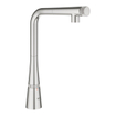 GROHE Zedra Keukenkraan - hoog - uittrekbare l uitloop - supersteel geborsteld SW392215