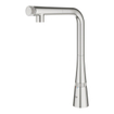 GROHE Zedra Keukenkraan - hoog - uittrekbare l uitloop - supersteel geborsteld SW392215