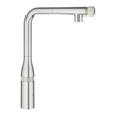 GROHE Essence Keukenkraan - hoog - draaibare/uittrekbare uitloop - supersteel geborsteld SW392218