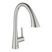 GROHE Zedra Keukenkraan - uittrekbare c uitloop - supersteel geborsteld SW479451