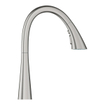 GROHE Zedra Keukenkraan - uittrekbare c uitloop - supersteel geborsteld SW479451