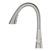 GROHE Zedra Keukenkraan - uittrekbare c uitloop - supersteel geborsteld SW479451