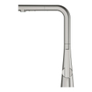 GROHE Zedra Keukenkraan - l uitloop - supersteel geborsteld SW479457