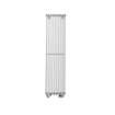 Vasco Tulipa TV2 designradiator verticaal dubbel 1800x1260mm 4738W - aansluiting 1008 wit SW208683