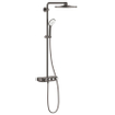 GROHE Euphoria SmartControl Regendoucheset Opbouw - hoofddouche 31cm - hannddouche rond - hard graphite SW484604