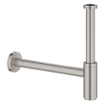 GROHE design sifon 1 1/4" met muurbuis supersteel STORE14589