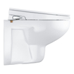 GROHE Bau wandcloset spoelrandloos met douche WC zitting wit SW484580