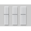 Royal plaza Lecco radiator 39x180cm 958watt satijn donker brons SW478934