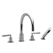 Dornbracht Tara Classic 4 gats badrandkraan platina 0480500