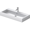 Duravit Vero Wastafel -100x47cm - 2 kraangaten - wondergliss - overloop - wit 0305319