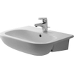 Duravit D Code halfinbouwwastafel inclusief bevestiging 55x44cm 1 kraangat wit 0315115