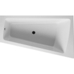 Duravit Paiova bad acryl afgeschuind 170x100x46cm rechts met aangevormd paneel en frame wit 0280230