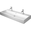 Duravit Vero Air Wastafel - 120x47cm - 2 kraangaten - met overloop - wondergliss - wit SW156935