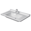 Duravit Philippe Starck 3 meubelwastafel 85x48.5cm met Wondergliss wit 0314102