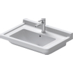 Duravit Philippe Starck 3 meubelwastafel 70x49cm met Wondergliss wit 0316474