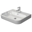 Duravit HappyD 2 meubelwastafel geslepen met overloop met 1 kraangat 65x50.5cm met wondergliss wit SW54326