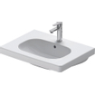 Duravit D-code wastafel 65x48cm 1 kraangat met overloop wit 0295855
