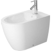 Duravit Starck Me staand bidet 37x60cm met kraangat met overloop mat wit SW358203