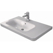 Duravit Durastyle wastafel 80x48cm 1 kraangat overl. wgliss wit SW54162