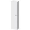 Duravit XBase badkamerkast 40x35.8x176cm 1 deur Standaard greep Grafiet SW444271