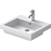 Duravit Vero inbouwwastafel 55x46.5cm met kraangat en overloop wit 0300003