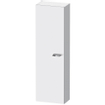 Duravit XBase badkamerkast 40x23.8x132cm 1 deur Standaard greep Grafiet SW444553