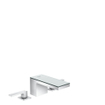 Hansgrohe AXOR MyEdition wastafelkraan 70 met spiegelglas met push open garnituur voorsprong 15.1cm chroom SW241677