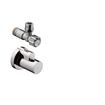 Hansgrohe Flowstar hoekstopkraan met huls chroom 0606278